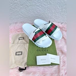 Gucci Web Slide Sandals